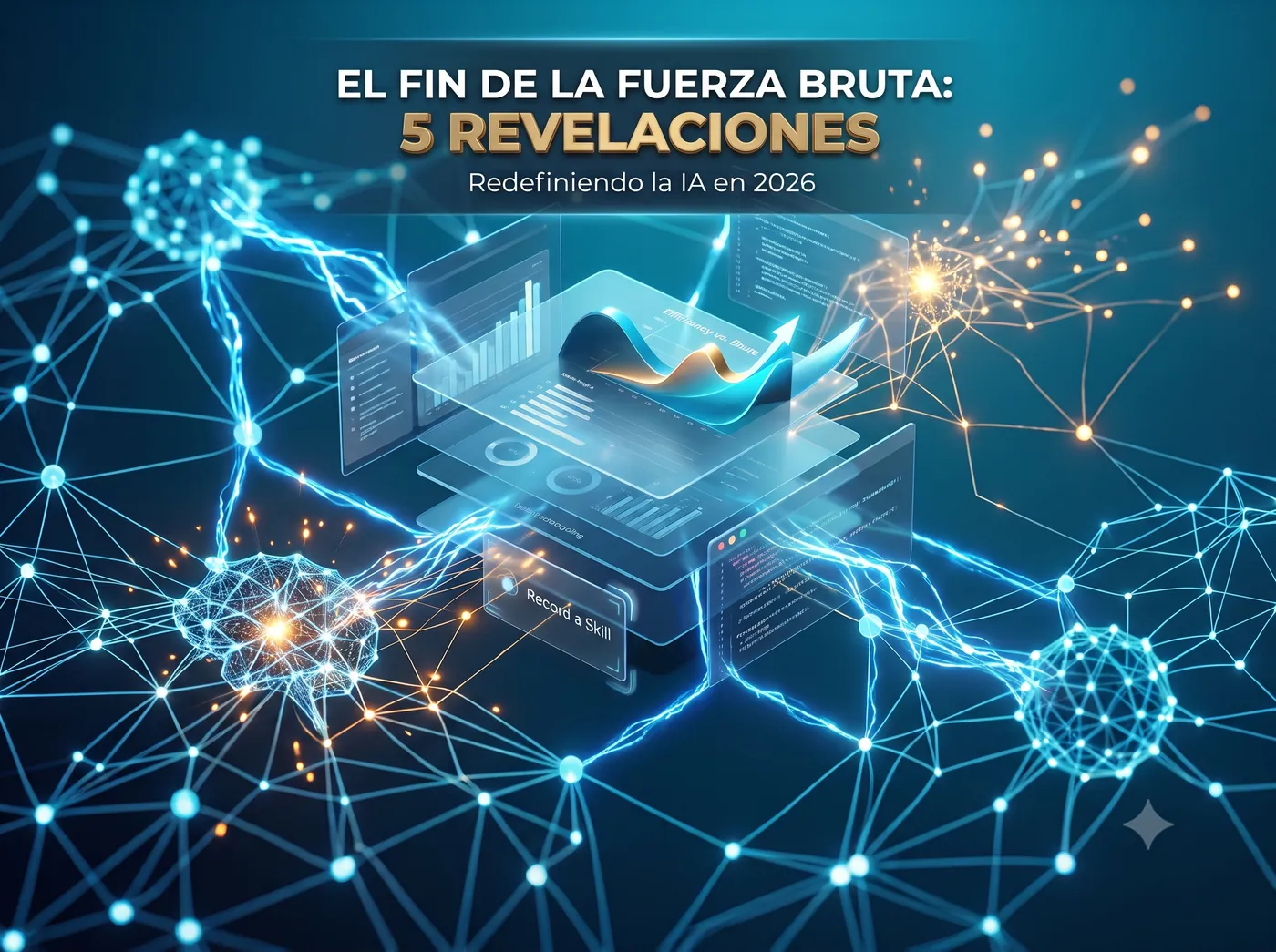 El Fin de la Fuerza Bruta: 5 Revelaciones que están Redefiniendo la IA en 2026