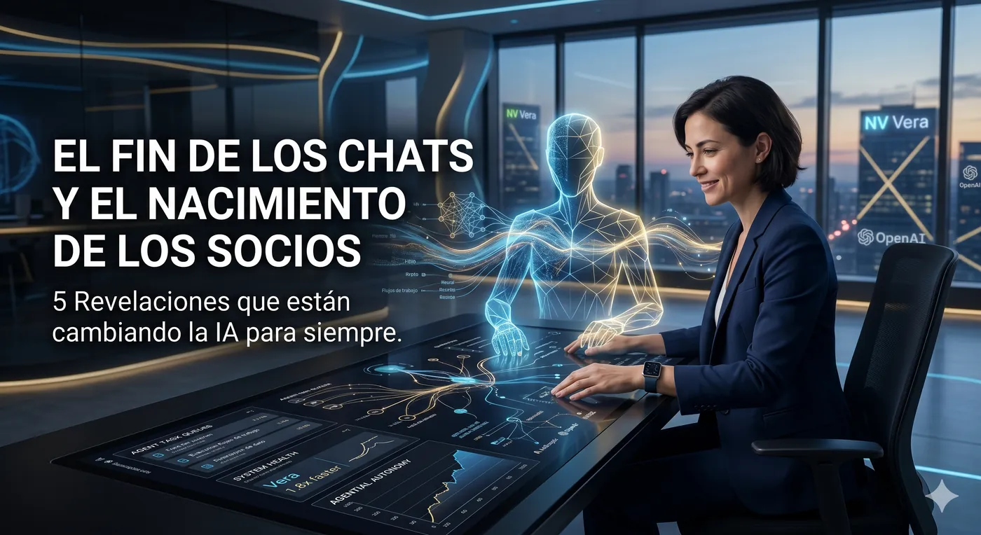 El fin de los chats y el nacimiento de los socios con cinco revelaciones que están cambiando la IA para siempre