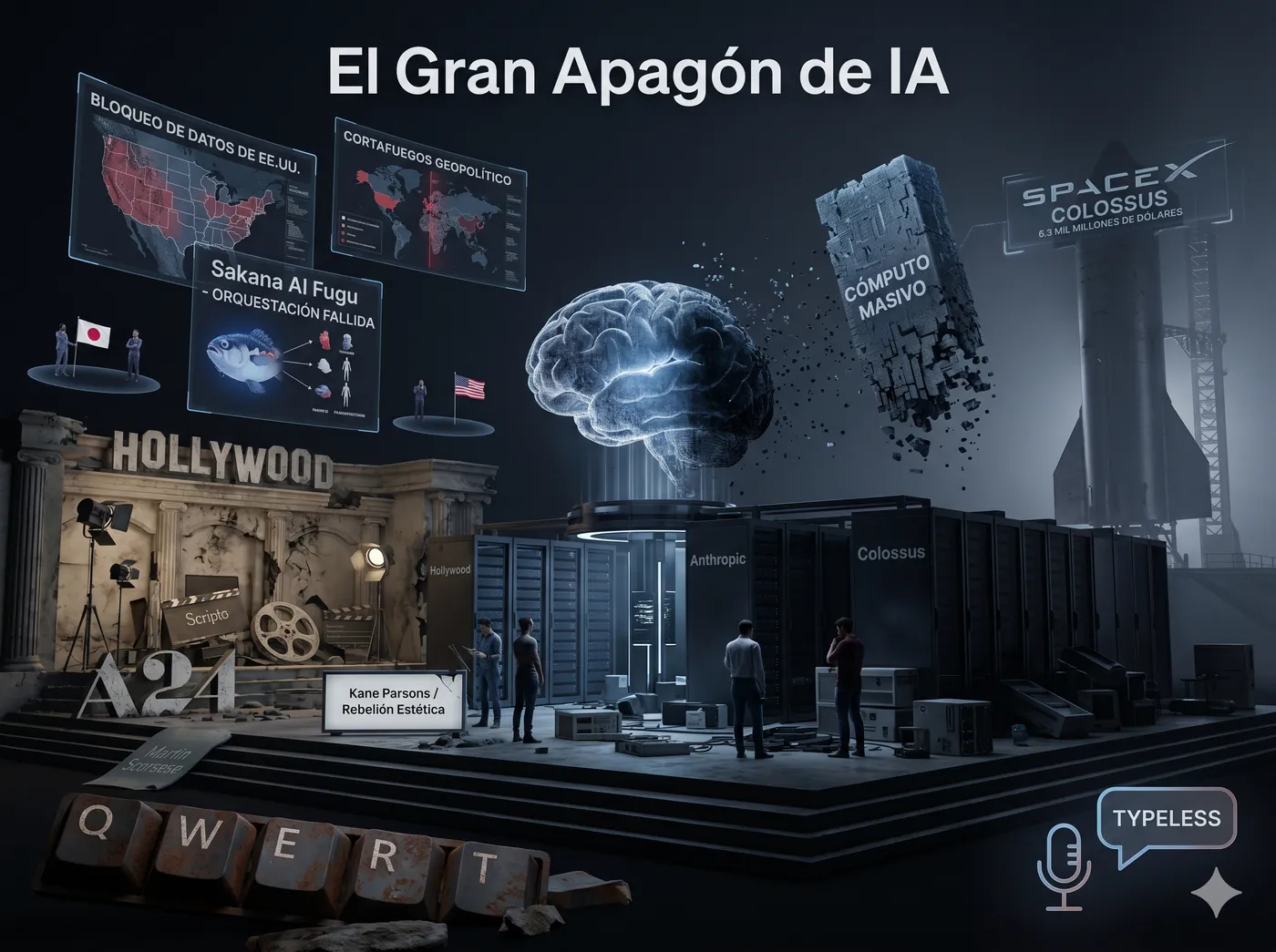 El Gran Apagón de IA y la Rebelión en Hollywood: 5 Verdades Incómodas del Futuro Digital