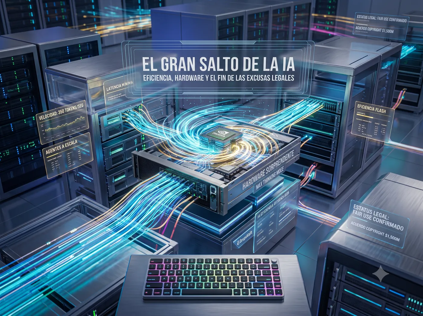 El Gran Salto de la IA en 2026: Eficiencia Extrema, Hardware Sorprendente y el Fin de las Excusas Legales
