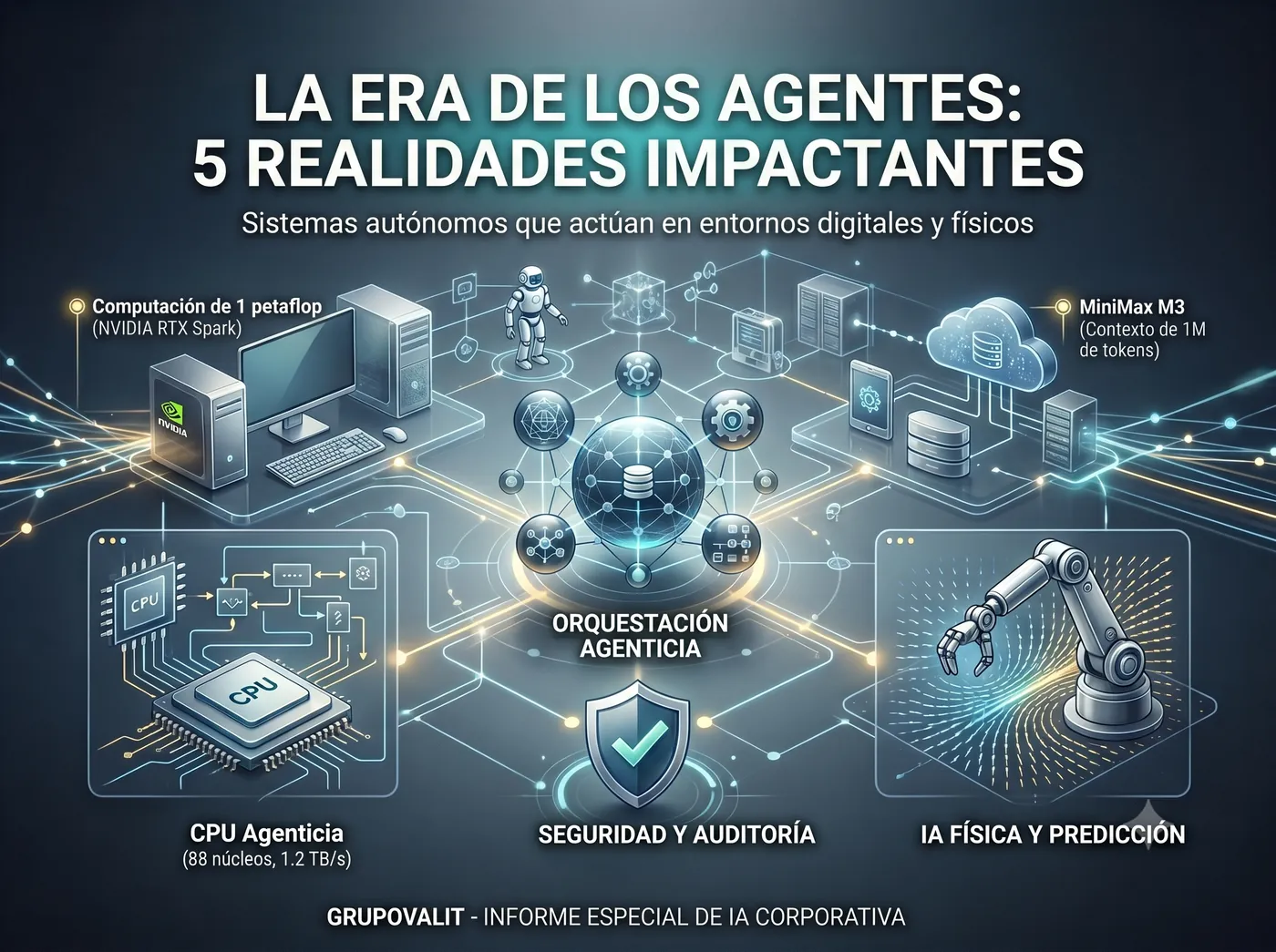 La era de los agentes y cinco realidades impactantes que están redefiniendo la IA ahora mismo