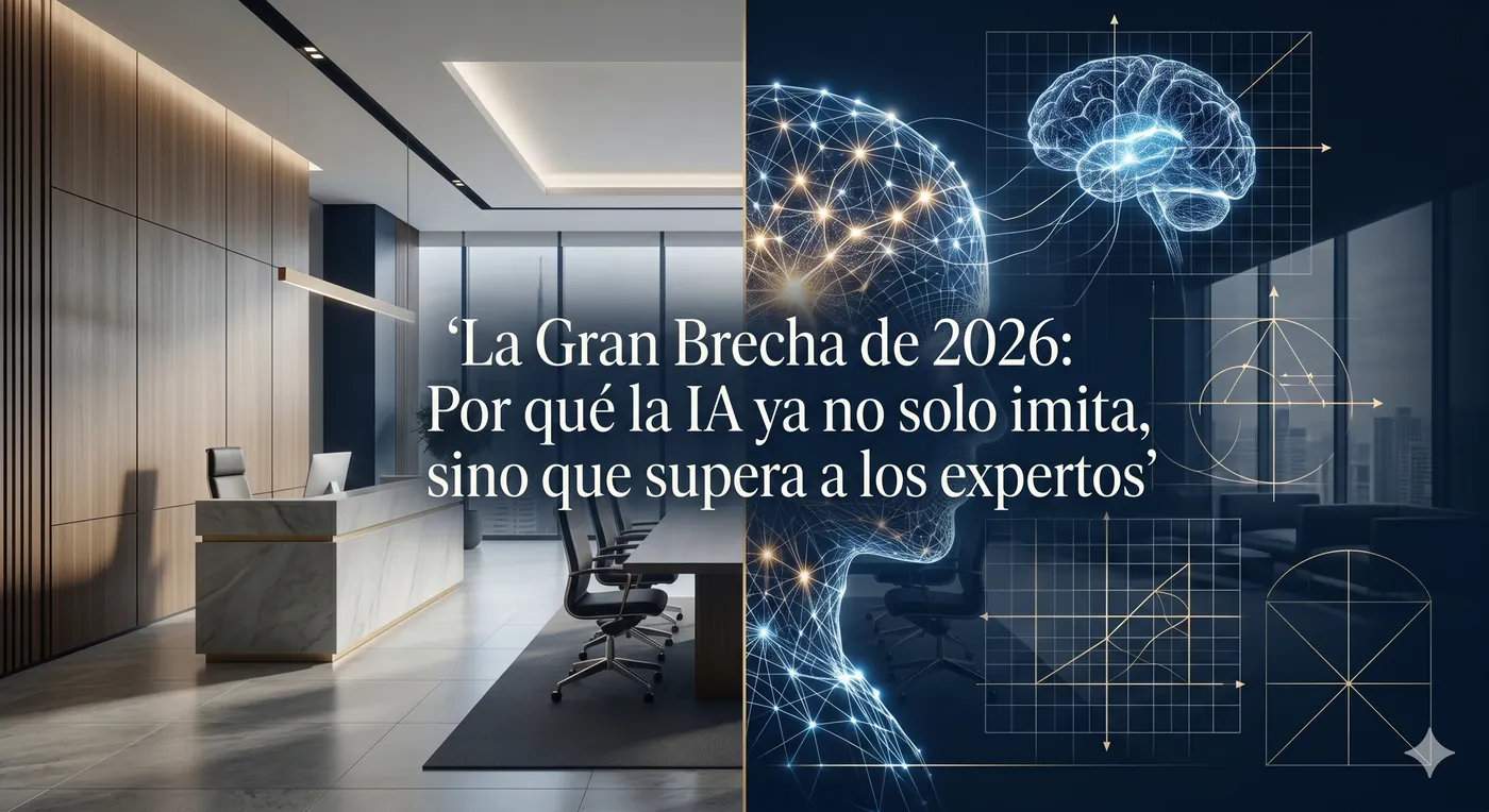La gran brecha de 2026 por qué la IA ya no solo imita, sino que supera a los expertos