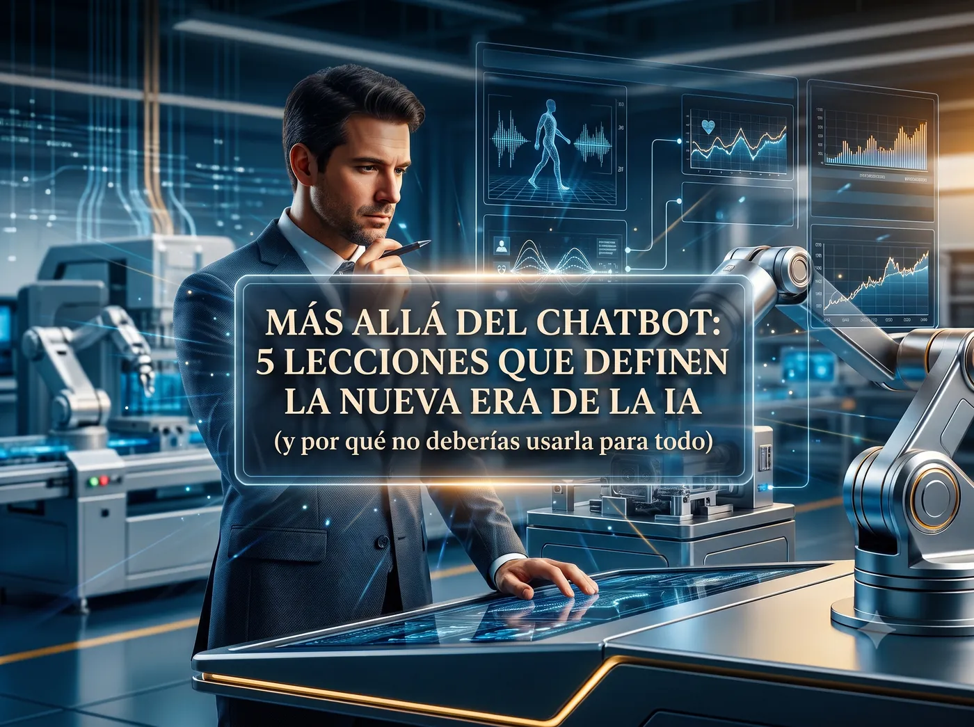 Más allá del Chatbot: 5 Lecciones que Definen la Nueva Era de la IA (y por qué no deberías usarla para todo)